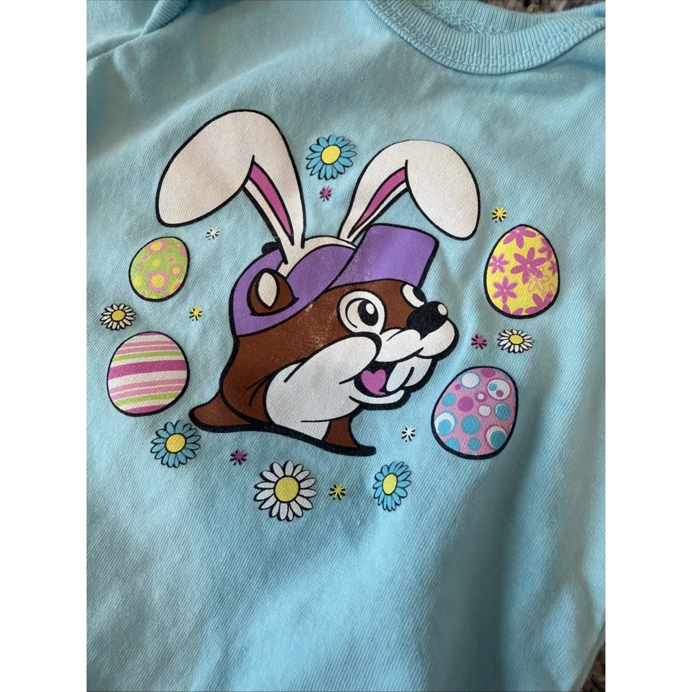 Buc-ee's, Easter bunny, Size 3 months, Snap one piece.